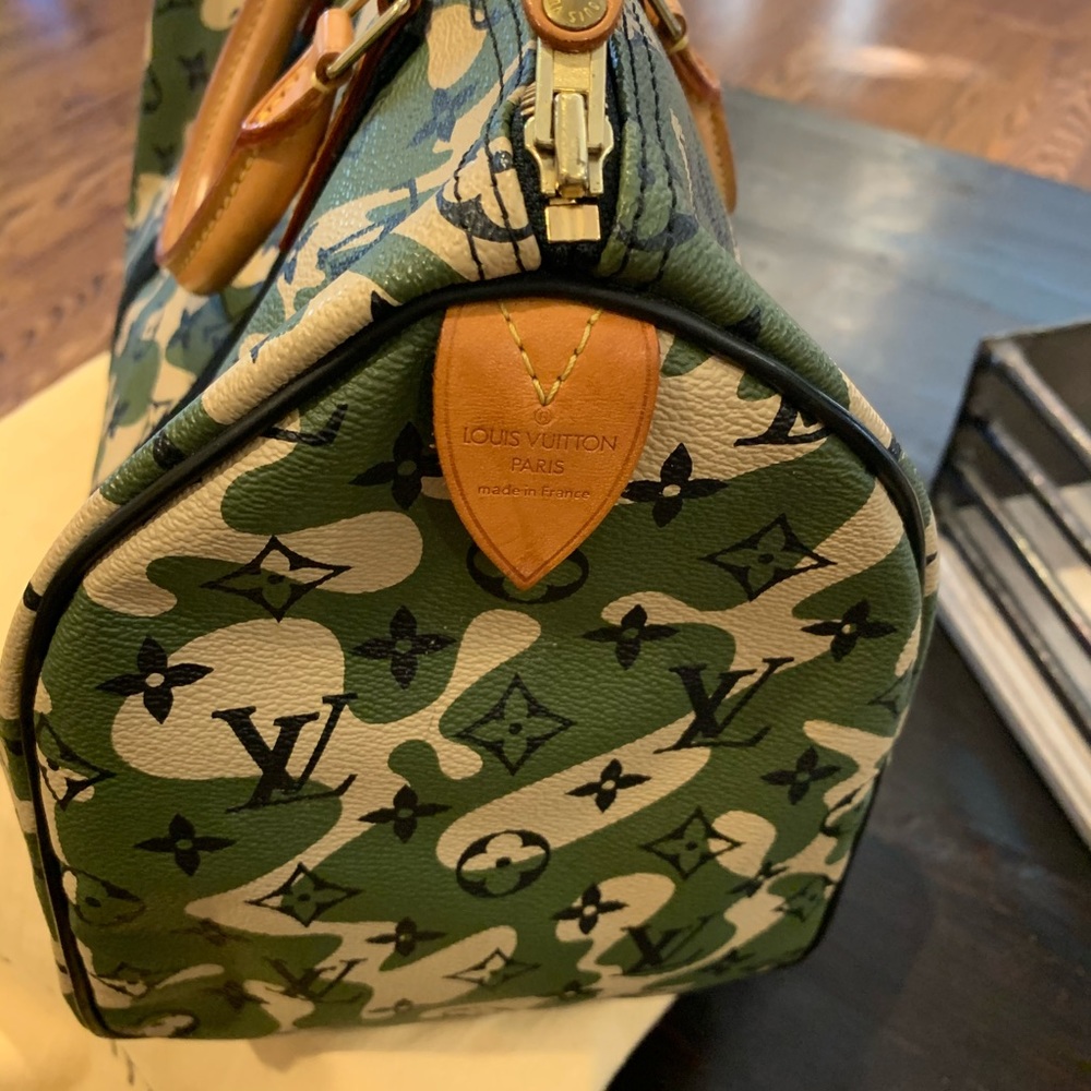 Louis Vuitton Camouflage Speedy 35 - Picture 4 of 13